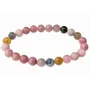 Bracelets - Bracelet Tourmaline Rose Multicolor AA+ perles 7.5-8.5mm - ARABESK