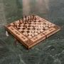 Gifts - Mother of Pearl and Olive Wood Backgammon & Chess Board Set - MAISON ROSHI - LUXURY ENTERTAINMENT CABINETS