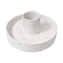 Scents - White Spotted Ceramic Incense Holder for Palo Santo 10.50cm - ARABESK