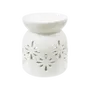 Scents - White Ceramic Oil Burner Openwork 8.5cm - ARABESK