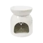 Scents - White Ceramic Oil Burner Openwork 8.5cm - ARABESK
