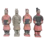 Sculptures, statuettes and miniatures - Antique Colorful Statue in Terracotta Warrior Mix 16cm x 4 pcs - ARABESK