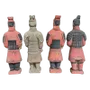 Sculptures, statuettes and miniatures - Antique Colorful Statue in Terracotta Warrior Mix 16cm x 4 pcs - ARABESK