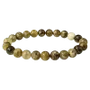 Bracelets - Grossular Green Garnet Bracelet A Beads 8mm - ARABESK