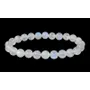 Bracelets - White Moonstone Bracelet Peristerite AAA beads 8mm - ARABESK