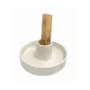 Scents - White Ceramic Incense Holder for Palo Santo 10.50cm - ARABESK