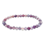 Bracelets - Multicolored Fluorite bracelet AAA beads 6mm - ARABESK