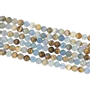 Bijoux - Calcite Bleue Mix AA 6mm sur fil 40cm - ARABESK
