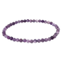 Bracelets - Amethyst Ribbon Bracelet A beads 4mm - ARABESK