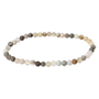 Bracelets - Bracelet Agate Plume perles 4mm - ARABESK