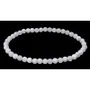 Bracelets - Bracelet Calcédoine Bleue Rubanée AA perles 4.5mm - ARABESK