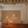 Table lamps - CLASICA table lamp in melis pine wood with natural or black finish - LUXCAMBRA