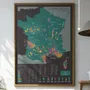 Objets de décoration - Carte du vin à gratter - France - 1020 DÉGUSTATIONS