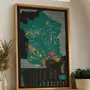Objets de décoration - Carte du vin à gratter - France - 1020 DÉGUSTATIONS