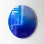 Unique pieces - Paradigm Wall Decoration by Courtney Kinnare, Blue Ultramarine Mirror - TULESTE FACTORY