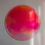 Objets de décoration - Décoration murale Amour par Courtney Kinnare, miroir multicolore rose - TULESTE FACTORY