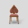 Chairs - Ace chair in oak and red velvet Crown fabric by Merve Kahraman - TULESTE FACTORY