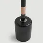 Lampadaires - Lampe 'Sare' en verre et marbre rose/noir par Merve Kahraman - TULESTE FACTORY