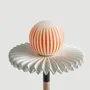 Lampadaires - Lampe 'Sare' en verre et marbre rose/noir par Merve Kahraman - TULESTE FACTORY