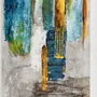 Services - 'Arona I' - Œuvre Originale - 80x110cm - PERSPECTIVA 10