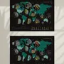Decorative objects - Scratch off wine map - World - 1020 DÉGUSTATIONS
