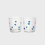 Glass - Glass hearts / set of 2 - blue - AND NOOK