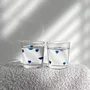 Glass - Glass hearts / set of 2 - blue - AND NOOK