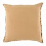 Coussins textile - Housse de coussin CHLOE lin lavé abricot 50x50 - BLANC D'IVOIRE