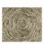 Tapis - Tapis KISHI jute naturel blanc et noir 200 - BLANC D'IVOIRE