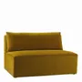 Sofas - LOU sofa saffron velvet central module 130x92x74.5 - BLANC D'IVOIRE