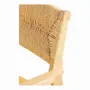 Chaises - Chaise PALOMA velours safran frêne finition bois blond 60,5x54x87 - BLANC D'IVOIRE