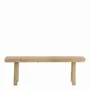 Benches - BAO bench recycled natural elm 150x40x47 - BLANC D'IVOIRE