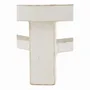 Tables basses - Table basse BAO orme blanc recyclé dia 105x40 - BLANC D'IVOIRE
