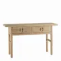 Consoles - Console BAO orme naturel recyclé 145x45x85 - BLANC D'IVOIRE