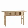 Consoles - Console BAO orme naturel recyclé 145x45x85 - BLANC D'IVOIRE