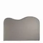 Têtes de lit - Tête de lit SERENA tissu gris 181x11X122 - BLANC D'IVOIRE