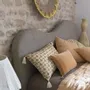 Têtes de lit - Tête de lit SERENA tissu gris 181x11X122 - BLANC D'IVOIRE