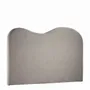 Têtes de lit - Tête de lit SERENA tissu gris 181x11X122 - BLANC D'IVOIRE