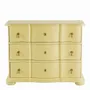 Chests of drawers - CARLOTTA PM chest of drawers pastel yellow 105x44x82 - BLANC D'IVOIRE