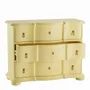 Chests of drawers - CARLOTTA PM chest of drawers pastel yellow 105x44x82 - BLANC D'IVOIRE