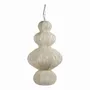 Suspensions - Suspension SORA métal et tissu mesh crème 49x49x84 - BLANC D'IVOIRE