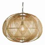 Suspensions - Suspension NAKISHA rotin naturel dia 65x48 - BLANC D'IVOIRE
