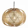 Suspensions - Suspension NAKISHA rotin naturel dia 65x48 - BLANC D'IVOIRE