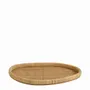 Objets de décoration - Set de 3 plateaux GALIA rotin naturel 60x40, 52,5x34,5 et 45,5x28 - BLANC D'IVOIRE