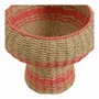 Objets de décoration - Coupe décorative HOKA corde de papier naturelle et corail dia 33x28 - BLANC D'IVOIRE