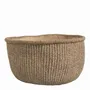 Corbeilles - Cache-pot CIKA ciment beige - Grand modèle - 44x43x24,7 - BLANC D'IVOIRE