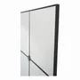 Mirrors - BASILE mirror black metal 80x5x80 - BLANC D'IVOIRE