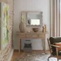 Miroirs - Miroir LUMIA pin blanchi 65x5x100 - BLANC D'IVOIRE