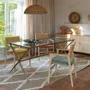 Chairs - PALOMA chair raspberry ash velvet blond wood finish 60.5x54x87 - BLANC D'IVOIRE