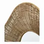 Mirrors - ISIS mirror natural rattan and metal 100x5x100 - BLANC D'IVOIRE